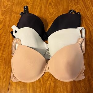 Women's Nautica Intimates Set - Navy Blue, Light Blue, and Tan